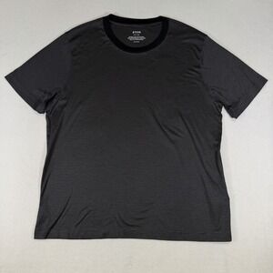 ETON T-Shirt Mens XL Slim Fit Black 100% Cotton Filo di Scozia $175 Luxury